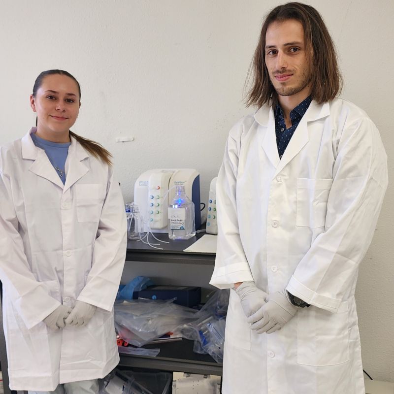 QBioTechInterns scientist working